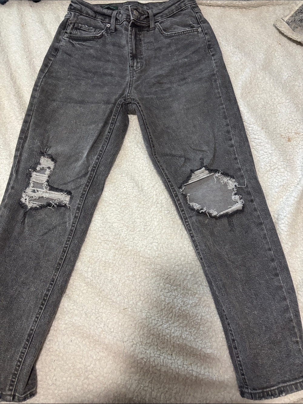 wild fable Black Distressed Skinny Jeans